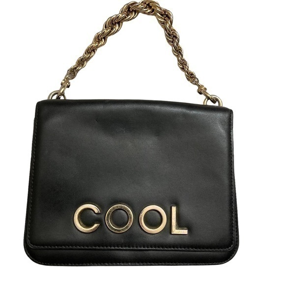Michael kors black leather shoulder bag “cool” - Picture 1 of 14